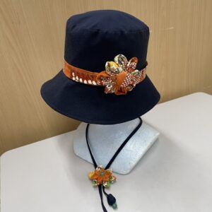 着物リメイク 手縫いandミシン洋裁講座～帽子とネックレス～【全6回】